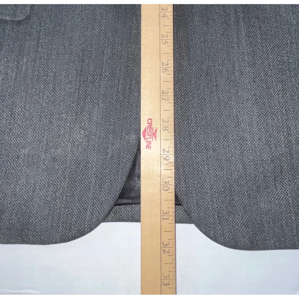 Vintage Burberrys Prorsum Blazer Mens 42R Gray Textured Two Button Sport Coat